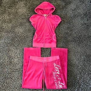 RARE HOT PINK JUICY TRACKSUIT